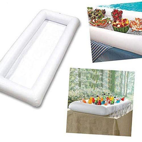 Salad Bar Buffet Drinks Cooler BBQ Picnic Floating Tray Food Fruit Containers Drink Float Inflatable Ice Bucket