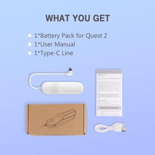 5000 MAh Battery Capacity Power Bank For Oculus Quest 2 VR