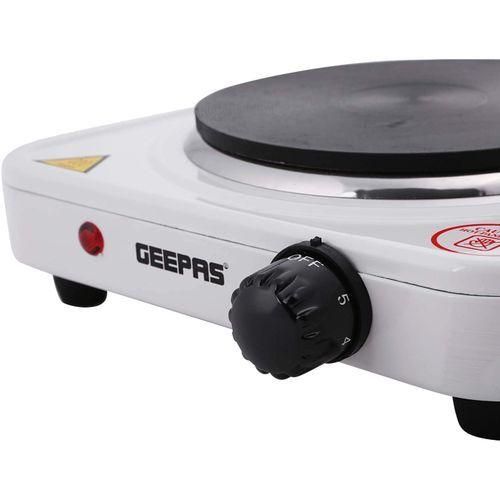 Geepas Electric Single Hotplate - White