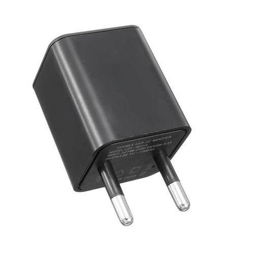 Wall Charger GSM GPS Tracker Voice Activated Audio Ear Bug Listening Device EU Black Black