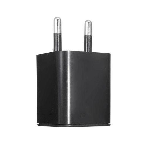 Wall Charger GSM GPS Tracker Voice Activated Audio Ear Bug Listening Device EU Black Black