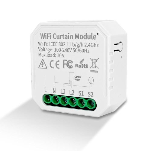 4. Tuya WIFI Curtain APP/Alexa Control - white Ny