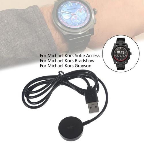 Portable Watch Charger Cable Power Adapter Compatible With Michael-Kors Access Charging Stand Dock Smartwatch Accessory
