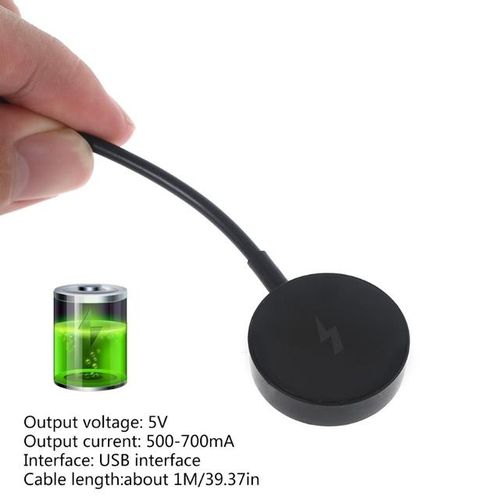Portable Watch Charger Cable Power Adapter Compatible With Michael-Kors Access Charging Stand Dock Smartwatch Accessory