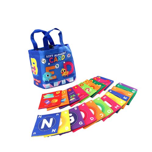 Kids Learning Flash Cards Cognitive Sensory Alphabet