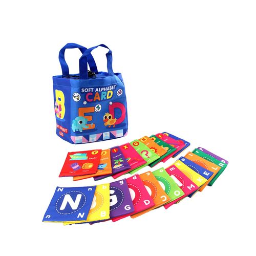 Kids Learning Flash Cards Cognitive Sensory Alphabet