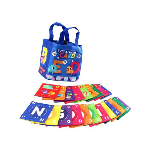 Kids Learning Flash Cards Cognitive Sensory Alphabet