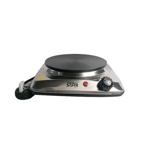 Winningstar ST-9632 Single 201 Stainless Steel Hot Plate - Silver,Black