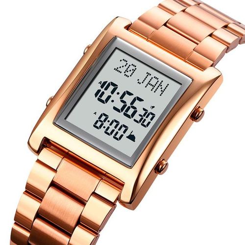 Muslim Digital Watch Men Women Bookmark Qibla Watch Muslim Wristwatches Pilgrimage Time Reminder Watches For Islamicc