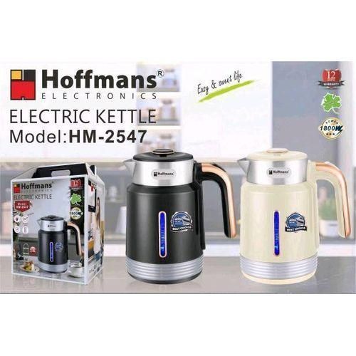 Hoffmans Electric Kettle and Milk Boiler Kettle. White