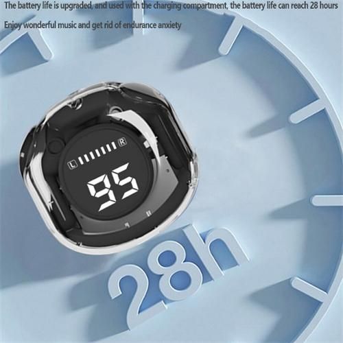 Air39 Earbuds Wireless Transparent Bluetooth Headphones In-Ear 5.3 Sports Smart Noise Canceling Headphones Gaming Headphones