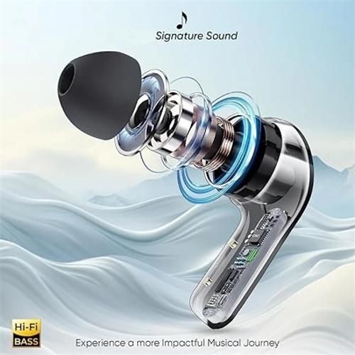 Air39 Earbuds Wireless Transparent Bluetooth Headphones In-Ear 5.3 Sports Smart Noise Canceling Headphones Gaming Headphones