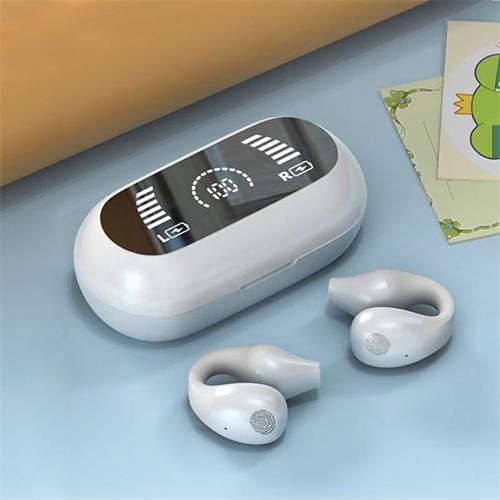 TWS Wireless Bluetooth 5.2 Bone Conduction Headphones S03 Touch LED Earbuds