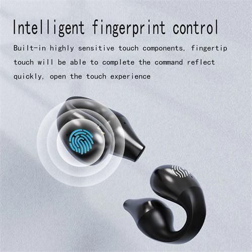 TWS Wireless Bluetooth 5.2 Bone Conduction Headphones S03 Touch LED Earbuds