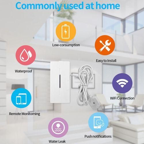 433mhz Bathroom Wifi Water Detecter Alarm Sound Water