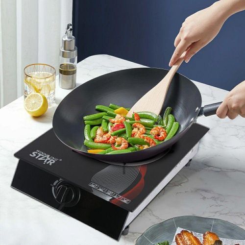 Glass Single Burner Gas Stove Cooker- Black.