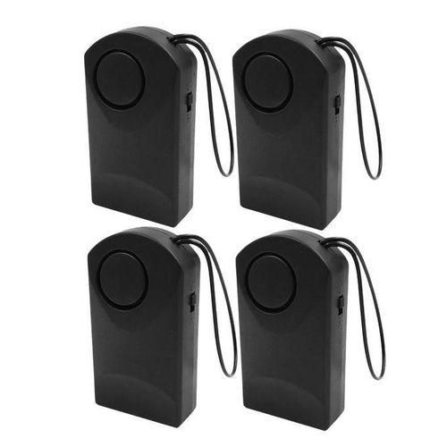 4pcs Home Door Knob Handle  Alarm System Sensor Battery