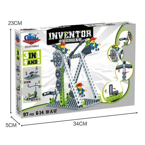 KY1000-3 Mechanical Engineeringembled Building Blocks Children Puzzle Toys