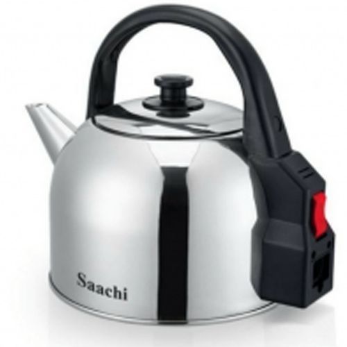 Saachi Electric Kettle 3L- Silver/Black