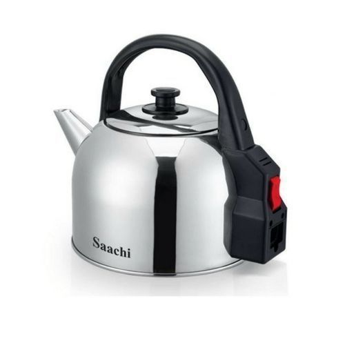 Saachi Electric Kettle 3L- Silver/Black
