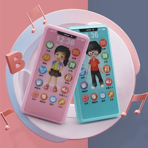 Kids Smart Touch Screen Mobile Phone Toy Multi-function Simulation Children Puzzle Early Education Mobile Phone Baby Vocal