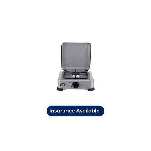 Single Gas  Burner / Stove / Cooker Plate With Automatic Ignition -Grey.