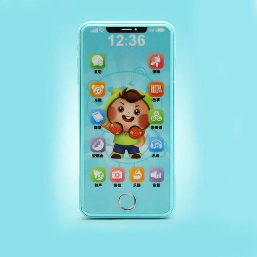 Kids Smart Touch Screen Mobile Phone Toy Multi-function Simulation Children Puzzle Early Education Mobile Phone Baby Vocal