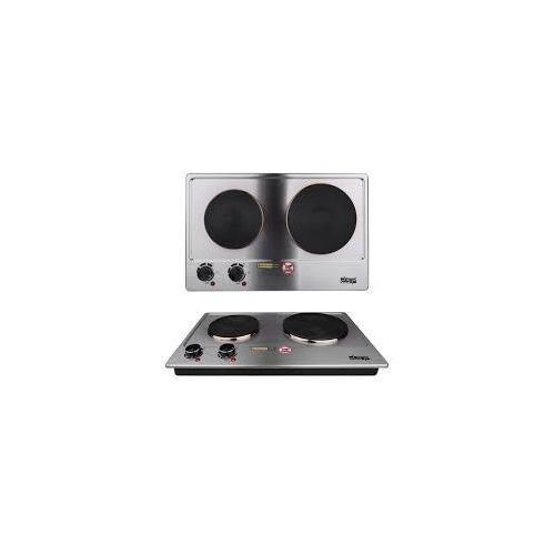 Dsp Electric Stove Double Burner Hot Plate Coil - Silver