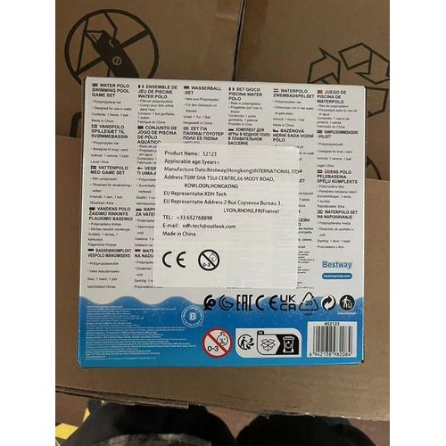 Bestway 52123 Inflatable Basketball Swim Set, Floating Pool Game, Water Balloons, Pool Toys