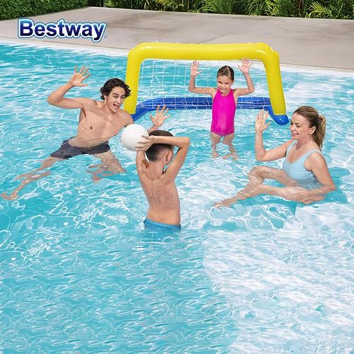 Bestway 52123 Inflatable Basketball Swim Set, Floating Pool Game, Water Balloons, Pool Toys