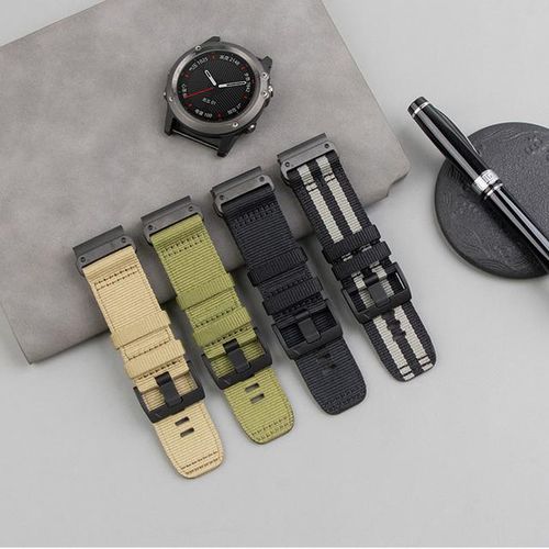 Quickfit 22mm 26mm Nylon Band For Garmin Fenix 6x/6x Pro/tactix 7 Pro Strap For Fenix 7x Pro/instinct/epix 2 Wristband Bracelet