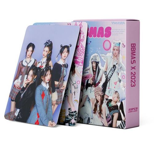 55pcs/set NewJeans Photo Album Club Attention Lomo Cards HD Jeans Photocards