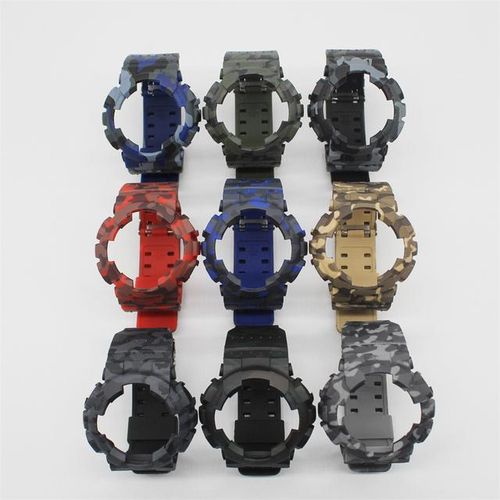 Integrated Set Bezel And Strap For G-Shock Ga100 ga110 ga120 ga14 Watchband Waterproof Watch Band