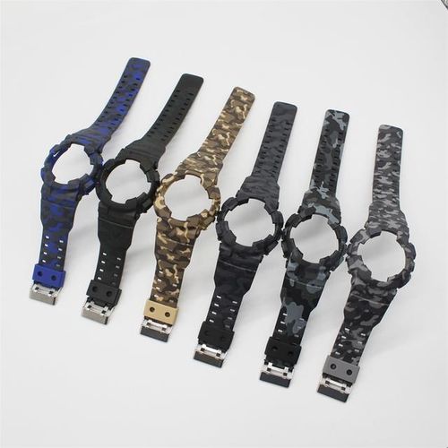 Integrated Set Bezel And Strap For G-Shock Ga100 ga110 ga120 ga14 Watchband Waterproof Watch Band