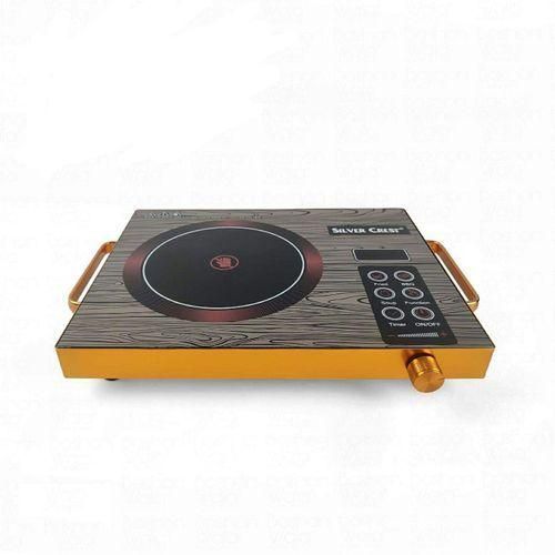 silver crest Automatic Digital Infrared Cooker Stove Hot Plate Portable Single Burner, Brown.