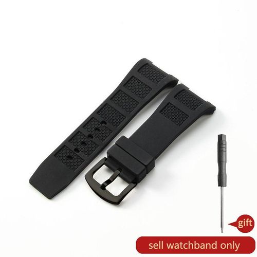 Silicone Watch Strap for IWC Strap Engineer Iw376501 Iw323601 Waterproof Sweat-Proof Notch Rubber Watchband 30.16mm
