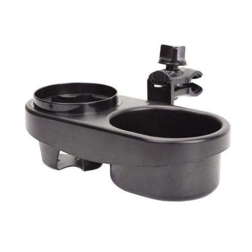 Stroller Double Cup Holder Pushchair Bottle Snack Box Shelf J4100
