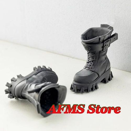 SHF 1/12 Anime Mobile Suit Girl Shirt Cargo Pants Martin Boots Marginal Walker Series Battle Gang Pioneer Clothes For 6" Body