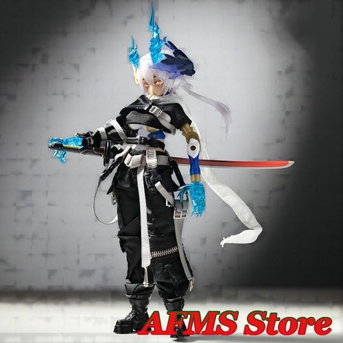 SHF 1/12 Anime Mobile Suit Girl Shirt Cargo Pants Martin Boots Marginal Walker Series Battle Gang Pioneer Clothes For 6