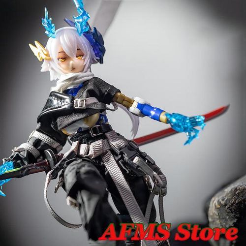 SHF 1/12 Anime Mobile Suit Girl Shirt Cargo Pants Martin Boots Marginal Walker Series Battle Gang Pioneer Clothes For 6