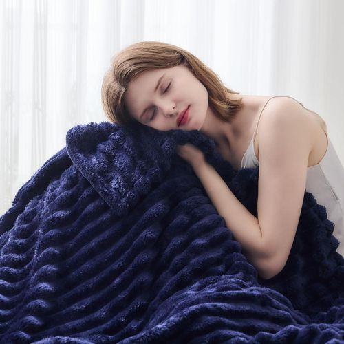 Soft Throw Blanket Blue