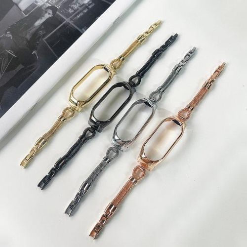 Metal Copper Bracelet Strap For Mi Band 7 6 5 Wristband Smart Replacement Watchband For Mi Band 6 5 4 3 Strap Accessories