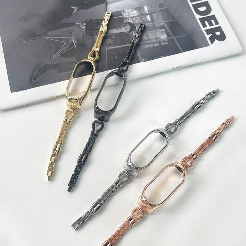 Metal Copper Bracelet Strap For Mi Band 7 6 5 Wristband Smart Replacement Watchband For Mi Band 6 5 4 3 Strap Accessories
