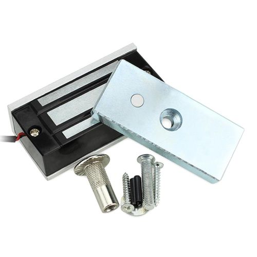 Electric Magnetic Lock 60KG Home Security System Durable for Door Entry Access,Default NO5243