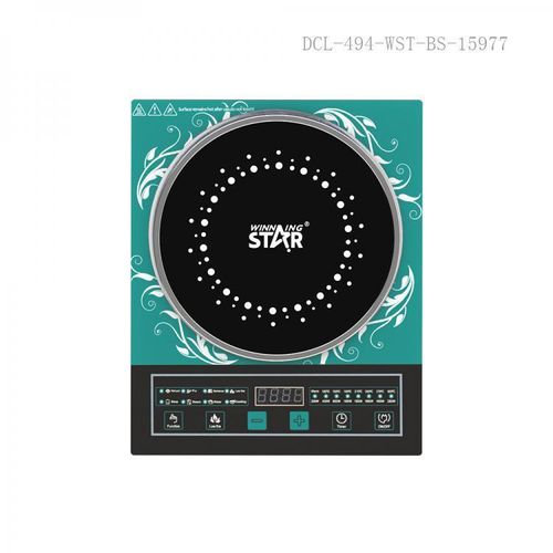 Winningstar Electric Infrared Cooker Vitroceram Panel Portable Single Burner- Multicolor