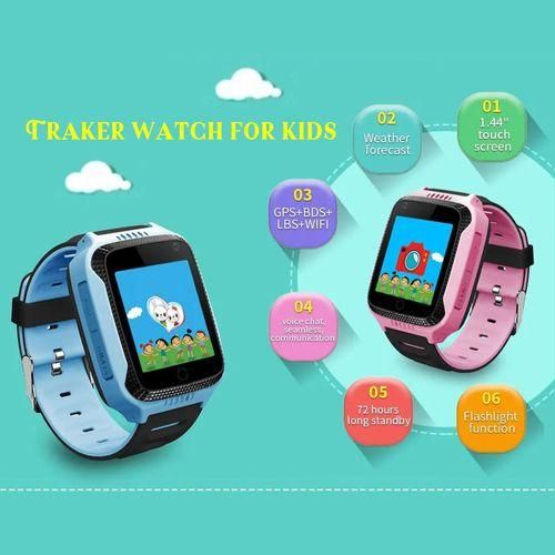 Kids Smart Phone Watch 2G Network Smart Watch for Kids GPS LBS Location Child Tracker Watch Children's Smartwatch with Camera Flashlight Alarm Clock SOS Help Call Voice Chat Girls Boys Toys Gifts