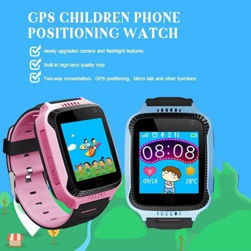 Kids Smart Phone Watch 2G Network Smart Watch for Kids GPS LBS Location Child Tracker Watch Children's Smartwatch with Camera Flashlight Alarm Clock SOS Help Call Voice Chat Girls Boys Toys Gifts