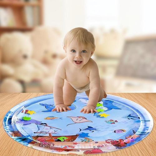 100cm Large Area Baby Water Mat Toy PVC Babies Water Play Pad Cushion Novel Kids Water Playing Pad Cushion Babies