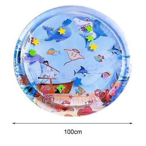100cm Large Area Baby Water Mat Toy PVC Babies Water Play Pad Cushion Novel Kids Water Playing Pad Cushion Babies