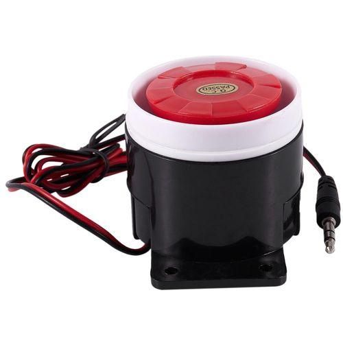 Continuous Sound Decibel Piezo Buzzer DC 12V 120db BlackRe
